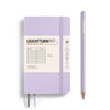 CARNET DE NOTE, FORMAT POCHE (A6) COUVERTURE SOUPLE, LILAS (plusieurs styles) — par Leuchtturm 1917