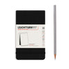 POCKET NOTEPAD (A6) HARDCOVER, BLACK (Multiple Styles) — by Leuchtturm1917