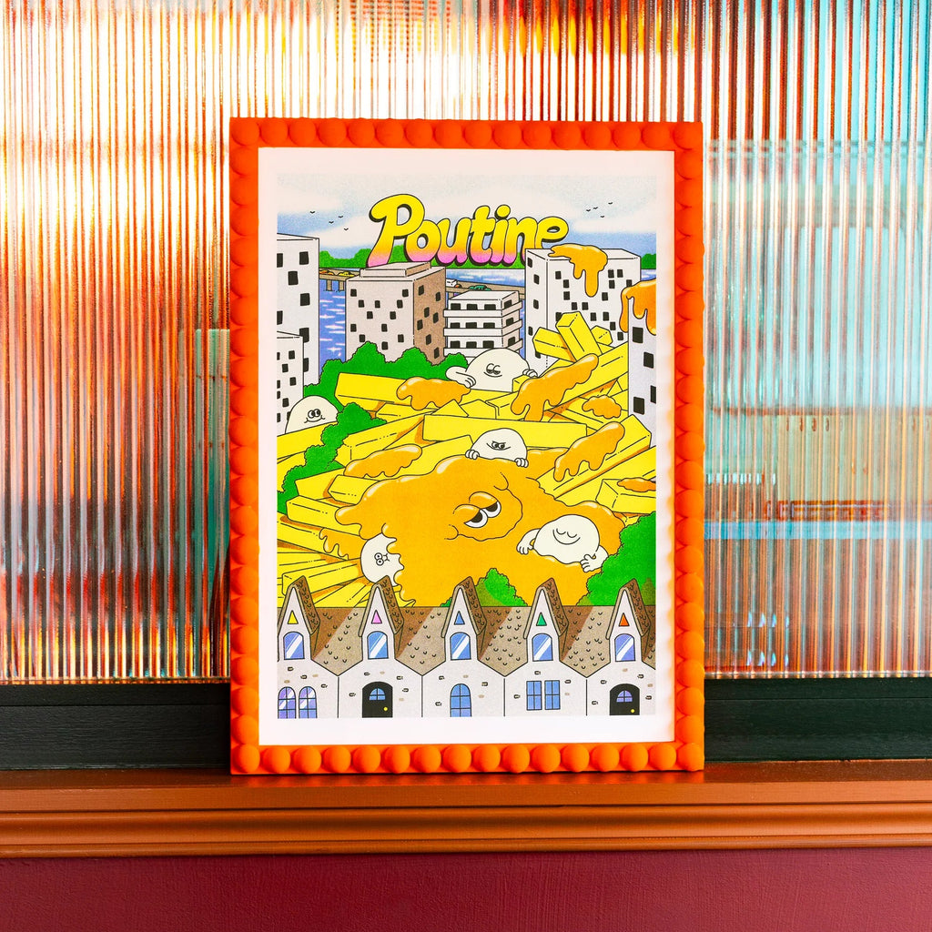 POUTINE À MONTRÉAL, 29,7 x 42 cm — by Lauren Martin