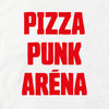 “PIZZA PUNK ARENA” T-SHIRT (White) – by Benoit Tardif