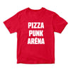 “PIZZA PUNK ARENA” T-SHIRT (Red) – by Benoit Tardif