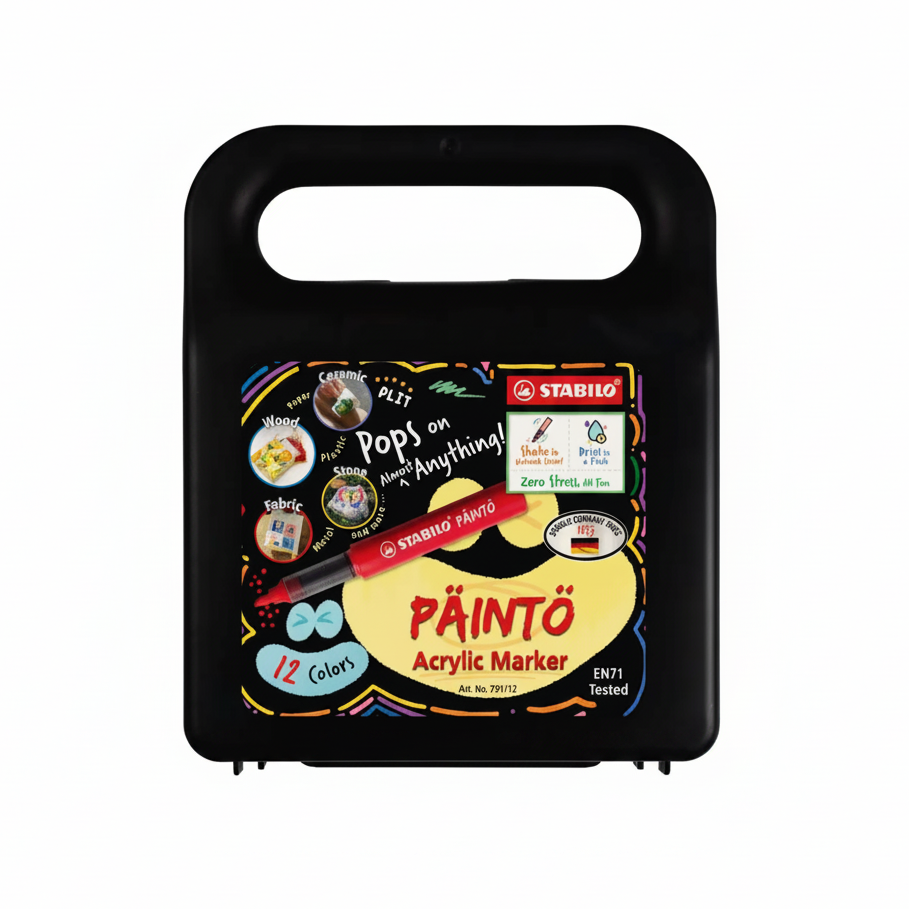 STABILO PÄINTÖ - COFFRET DE 12 MARQUEURS ACRYLIQUES — par Stabilo