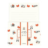 ENSEMBLE DE PAPIER À LETTRES « HANKO » – Panda et livre — par Furukawashiko