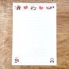 ENSEMBLE DE PAPIER À LETTRES « HANKO » – Panda et livre — par Furukawashiko