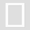 WHITE PICTURE MATS (multiple sizes)