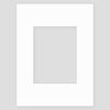 WHITE PICTURE MATS (multiple sizes)