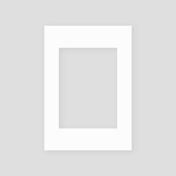 WHITE PICTURE MATS (multiple sizes)