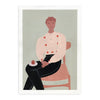 PATIEMMENT (Original Painting), 11.75" x 16.5" — by Isabelle Feliu