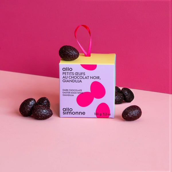 EASTER DARK CHOCOLATE EGGS - Gianduja — by Allo Simonne
