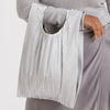 PLEATED BAGGU REUSABLE BAG - Chrome Metallic — by Baggu