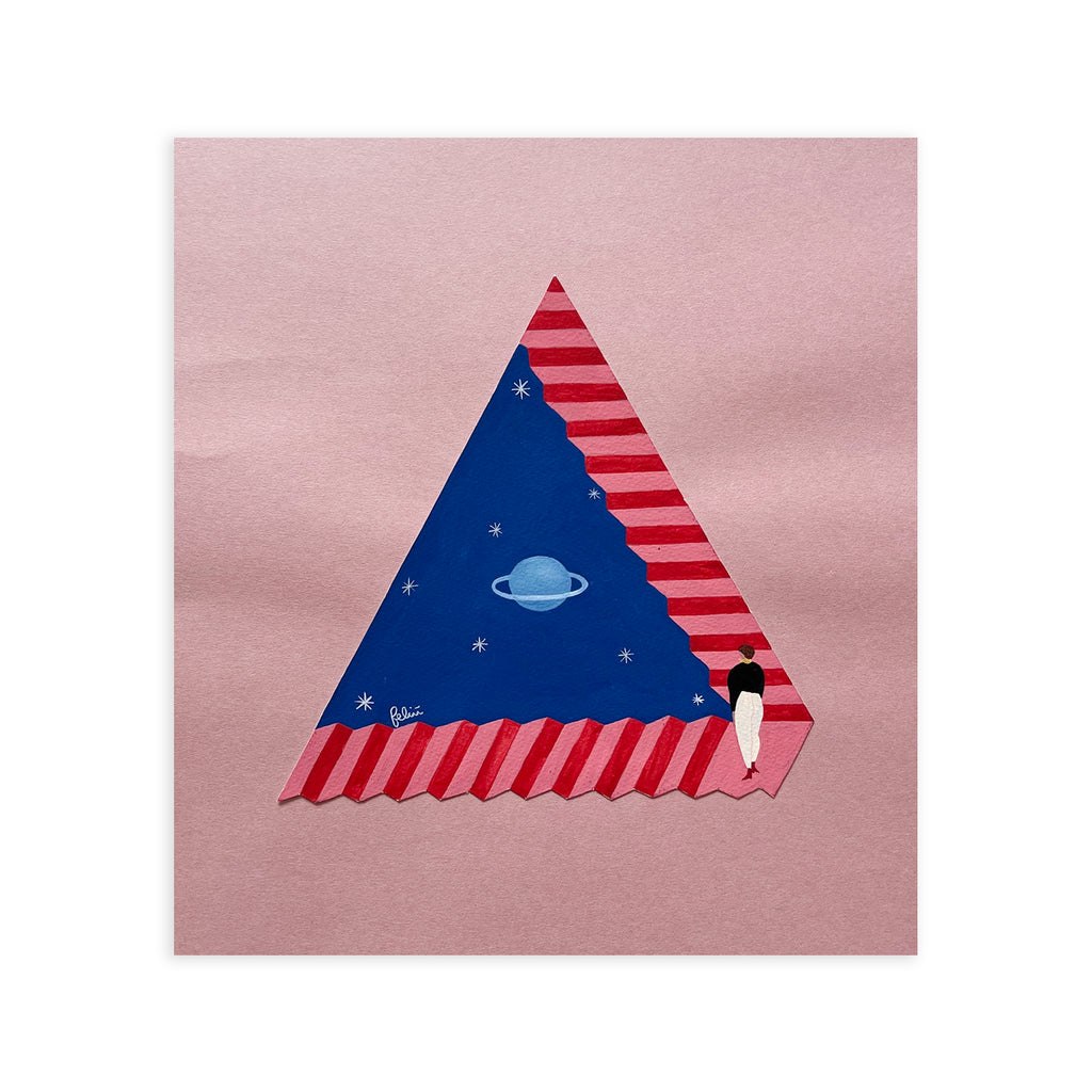 PORTAIL (Original Painting) 11" x 12.5" — by Isabelle Feliu