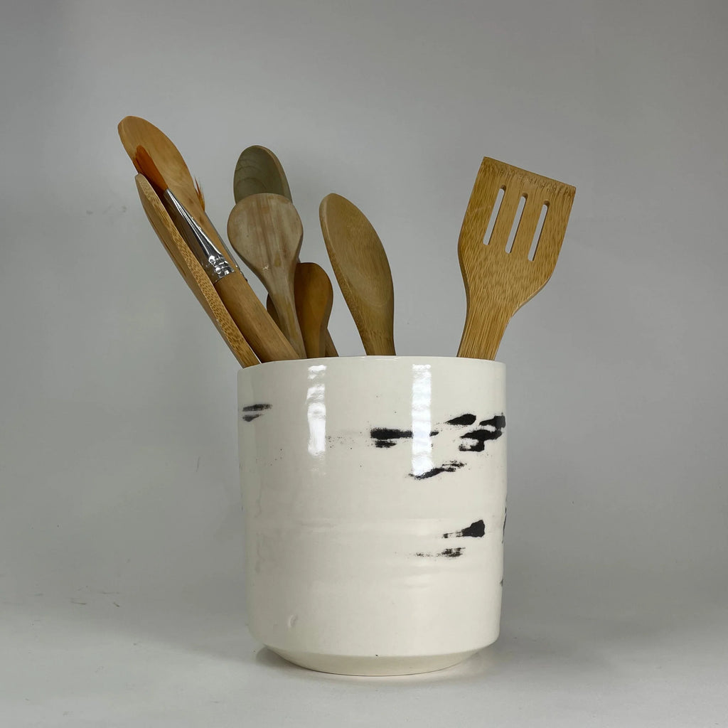CERAMIC UTENSIL HOLDER — by Ancrage Poterie