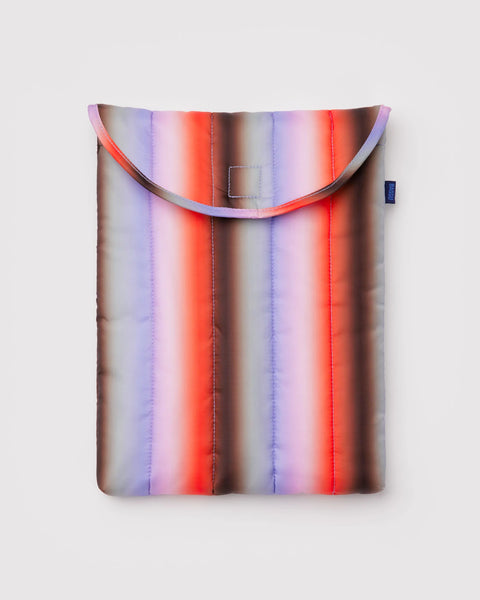 PUFFY LAPTOP SLEEVE “GRADIENT STRIPES“ (Multiple Sizes) — by Baggu