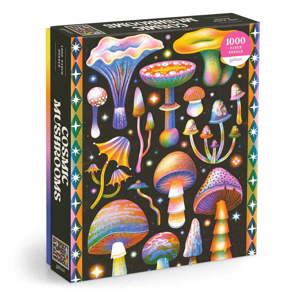 COSMIC MUSHROOMS, 1000 PIECES PUZZLE — by Jasmine Floyd