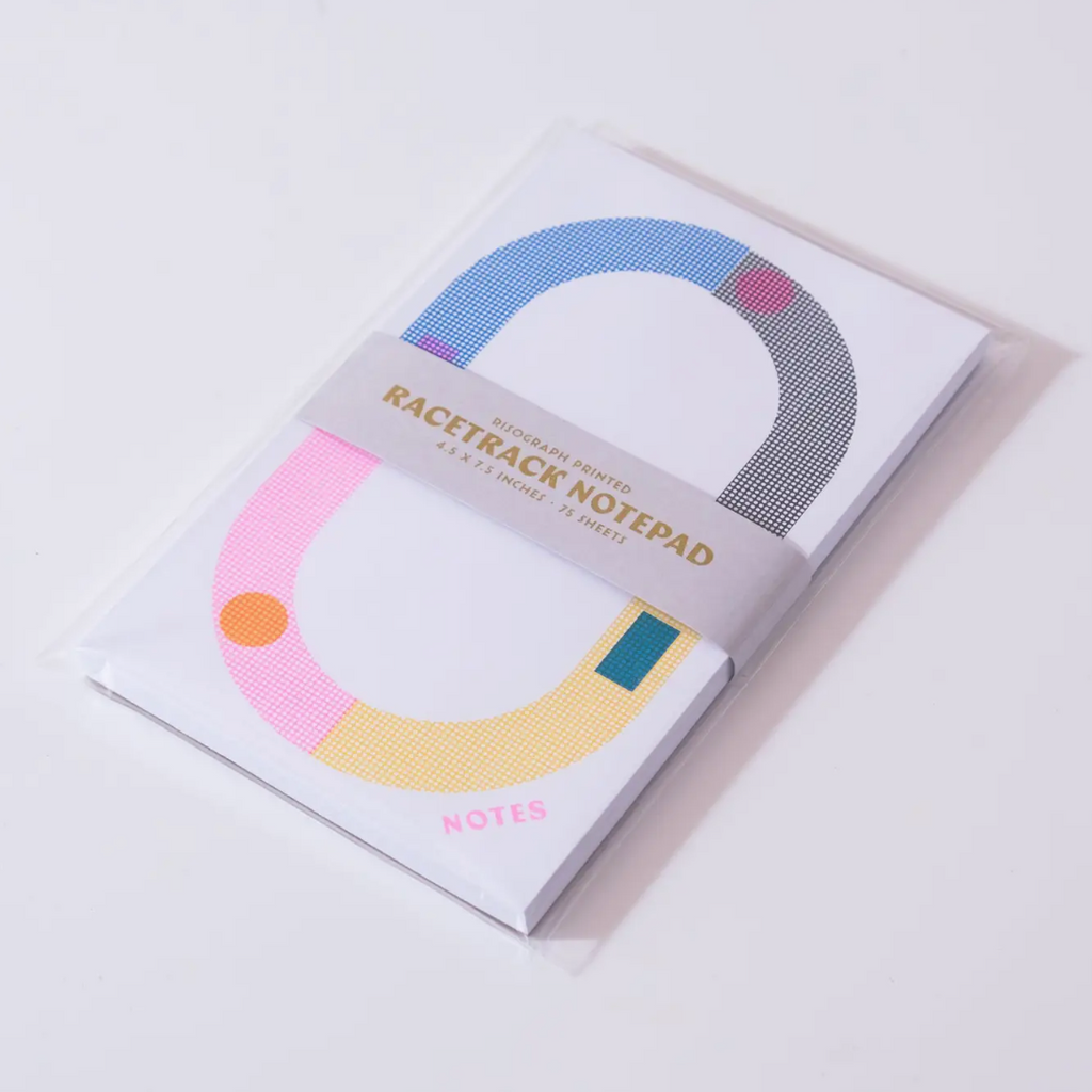 RACETRACK LARGE NOTEPADS - Cmyk — by Mezzaluna Studio
