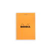 BLOC NOTES ORANGE QUADRILLÉ (plusieurs grandeurs) — par Rhodia