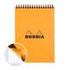 WIREBOUND NOTEPAD ORANGE No16, A5 (Multiple Style) — by Rhodia