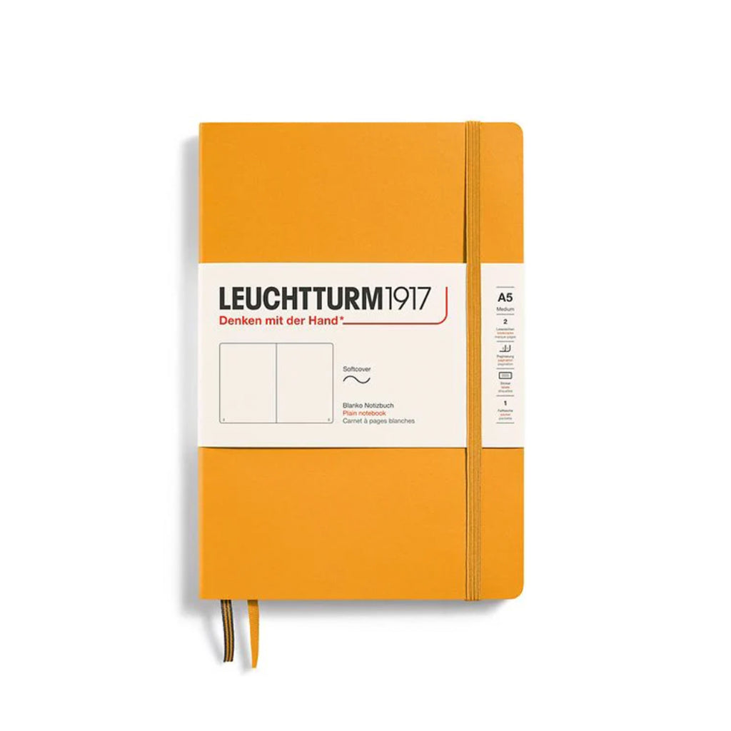 MEDIUM (A5) NOTEBOOK SOFTCOVER, RISING SUN (Multiple Styles) — by Leuchtturm1917