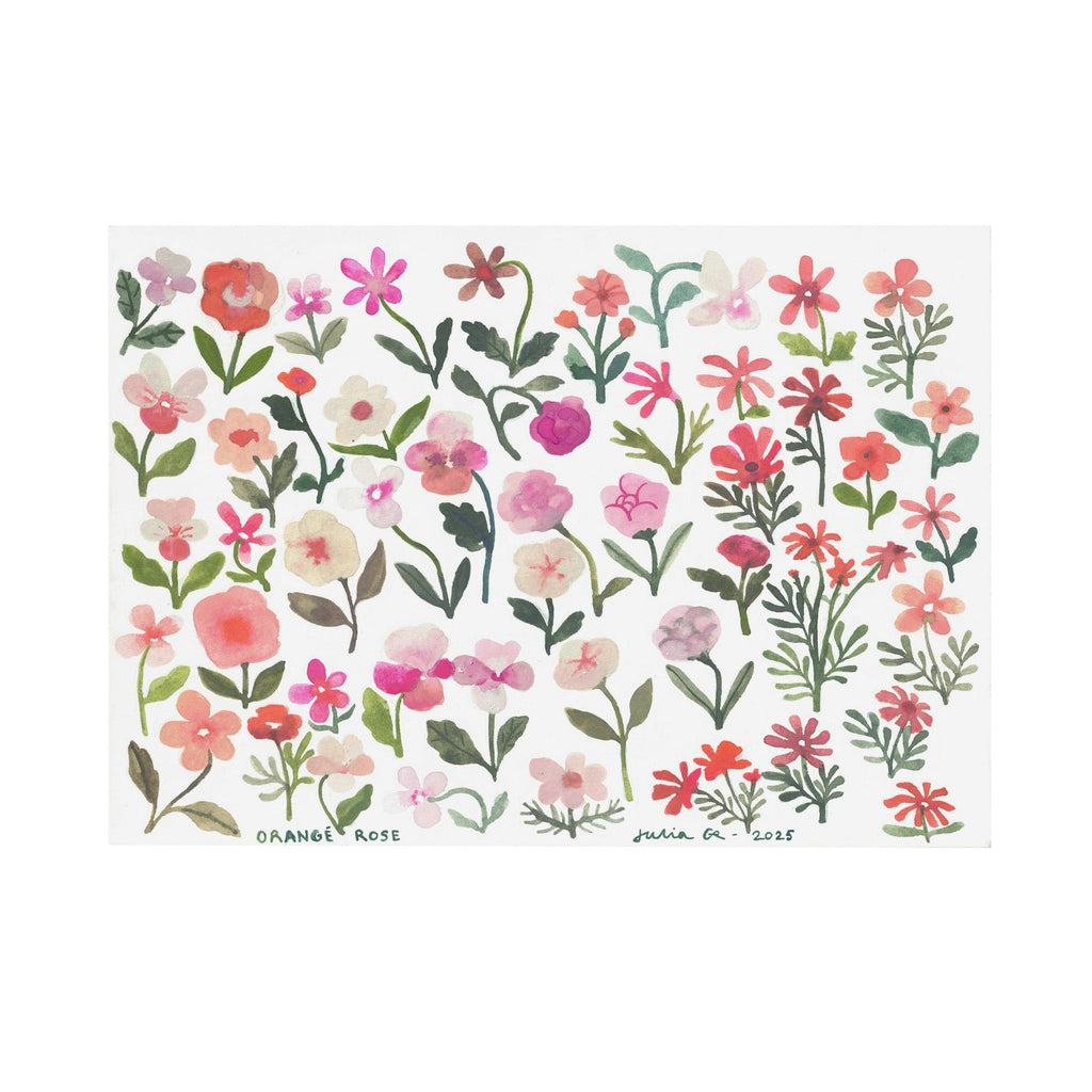 LES FLEURS DE JULIA (Original Painting) – 8.20 × 5.70 — by Julia GR
