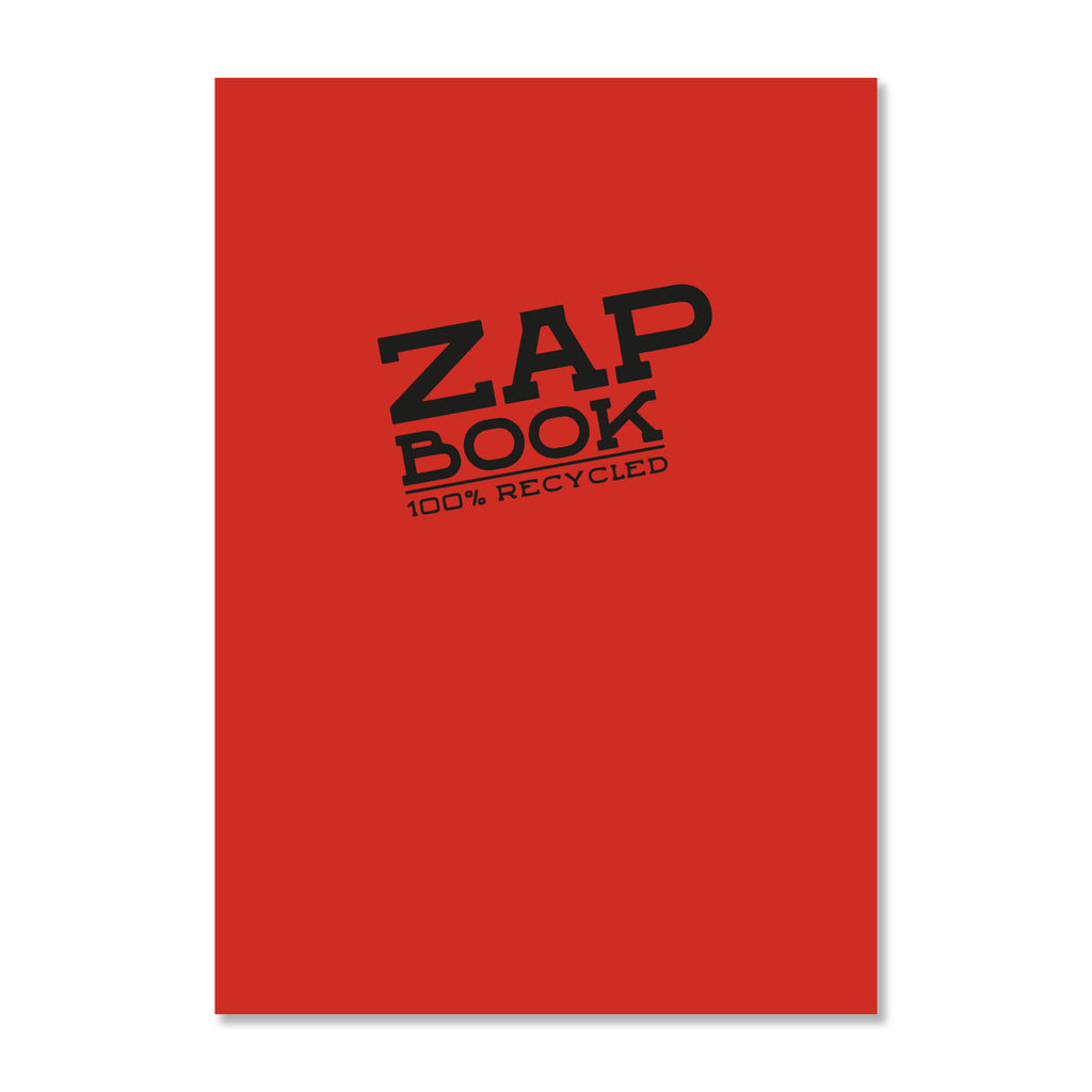 ZAP BOOK A5 SKETCHBOOK BLANK 100% RECYCLED (multiple colours) — by Clairefontaine