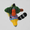 RACCOON FELT ORNAMENT— by Alice Bowsher