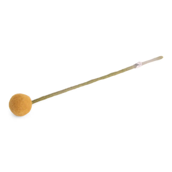 FELT FLOWER - ROUND FLOWER YELLOW — by Gry & Sif