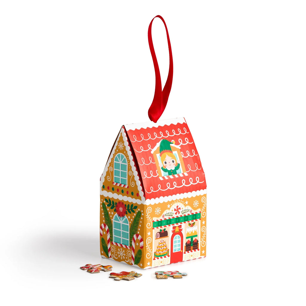 SANTA'S BAKERY 48 Piece Mini Puzzle Ornament — by Mudpuppy