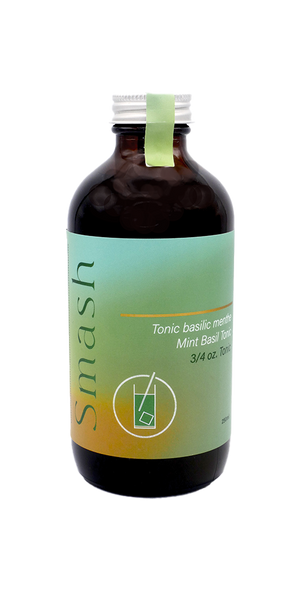 SMASH BASIL & MINT, Syrup — by 3/4oz. Tonic