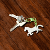 STAINLESS STEEL KEYCHAIN (Multiple Styles) — by Alice Picard