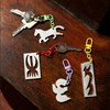 STAINLESS STEEL KEYCHAIN (Multiple Styles) — by Alice Picard