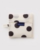 SAC RÉUTILISABLE STANDARD à pois crème et noir — par Baggu