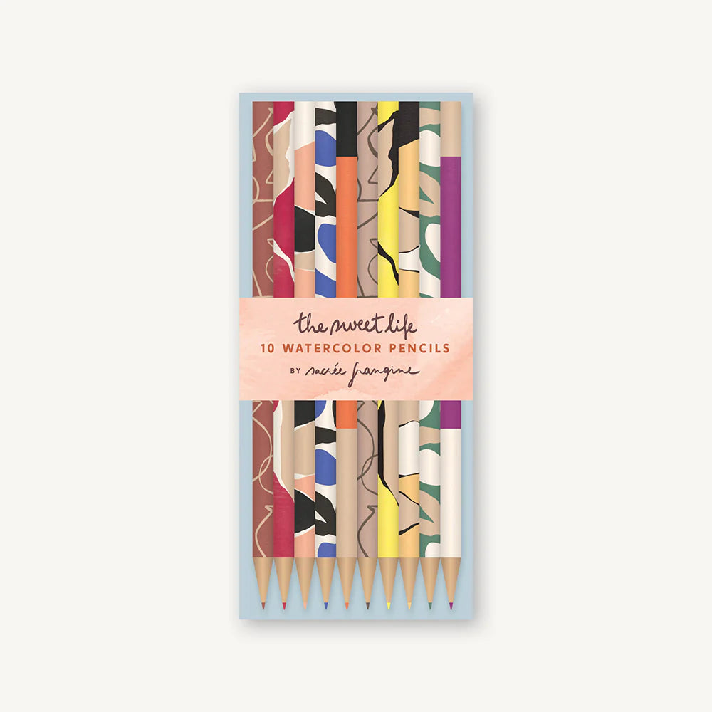 SWEET LIFE: 10 WATERCOLOR PENCILS — by Chronicle Books