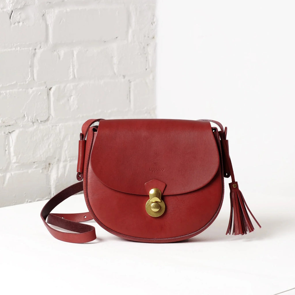 VIVE 2.0 SADDLE BAG - Bordeaux Red — by Uppdoo