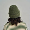 BONNET EN MOHAIR CLOUD – Vert Sauge  — par Heirloom hats