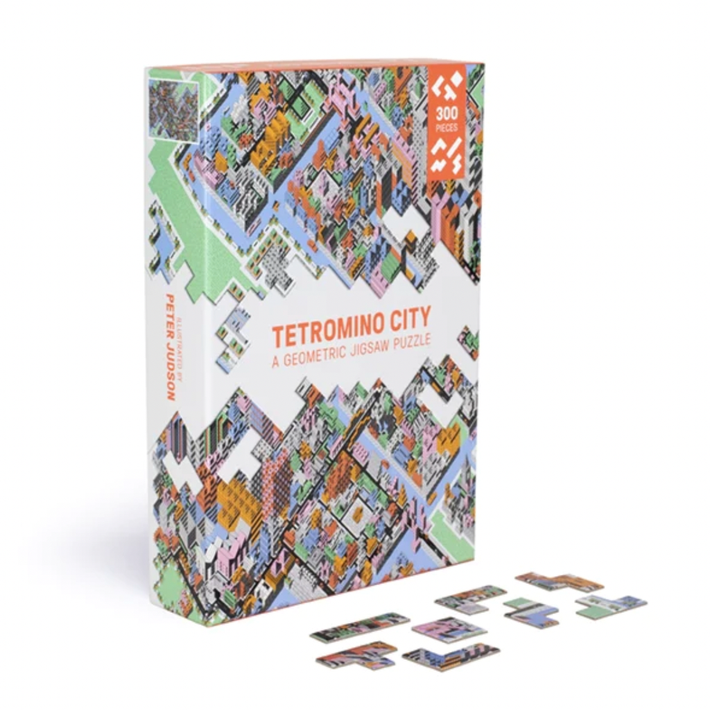 TETROMINO CITY GEOMETRIC JIGSAW PUZZLE — by Peter Judson