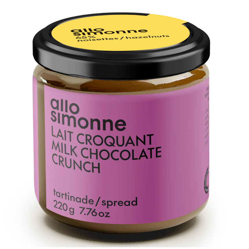 HAZELNUT & MILK CHOCOLATE SPREAD - CRUNCHY — by Allo Simonne