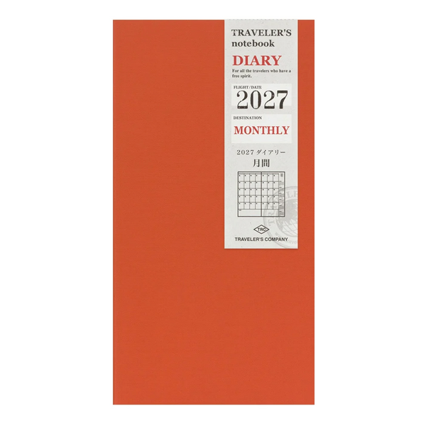 TRAVELER’S NOTEBOOK AGENDA 2027 - mensuel — par Traveler’s Company