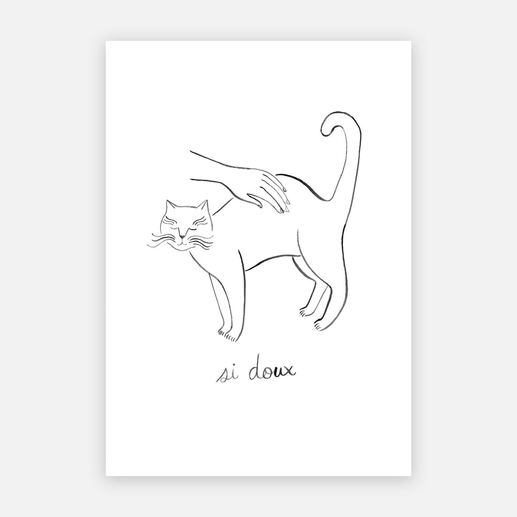 SI DOUX (Original Drawing) 8.2" x 11.7" — by Isabelle Feliu