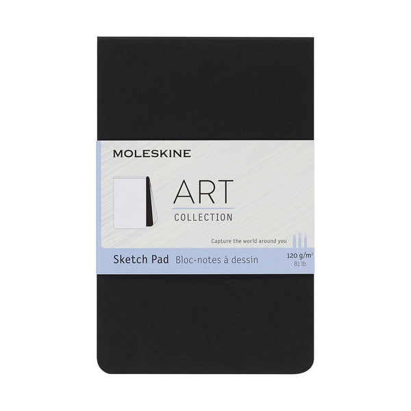ART COLLECTION : SOFT COVER SKETCH PAD BLACK (Different sizes) — by Moleskine