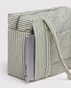 SMALL CLOUD BAG CARRY-ON (SAGE STRIPE) — by Baggu