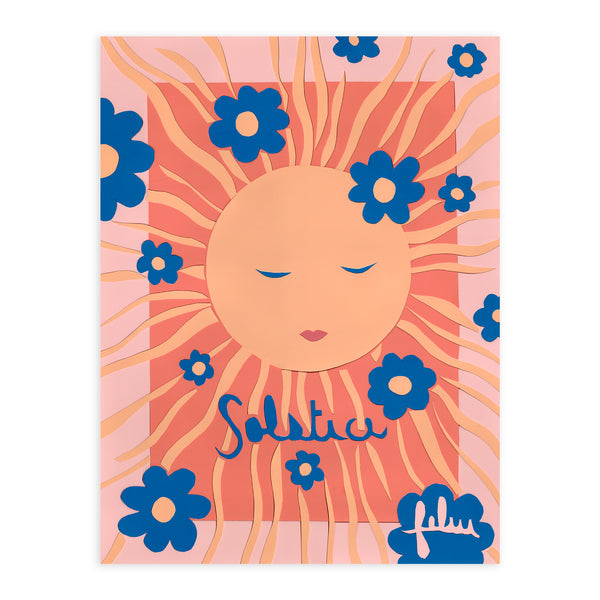 SOLSTICE (Original Collage) 11" x 14" — by Isabelle Feliu