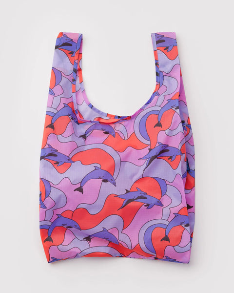 SAC RÉUTILISABLE STANDARD « DOLPHINS » — par Baggu