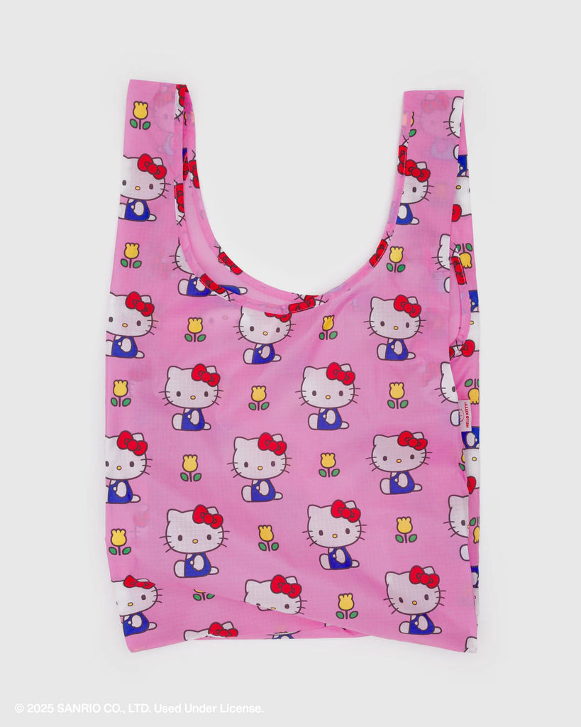 STANDARD "HELLO KITTY PINK" REUSABLE BAG — by Baggu