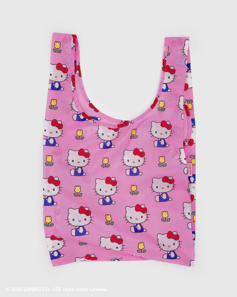 STANDARD "HELLO KITTY PINK" REUSABLE BAG — by Baggu