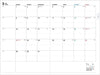 STORAGE.IT B6 MONTHLY PLANNER 2027 - 12 MONTHS (Multiple Colors) — by MARK'S