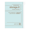 STORAGE.IT B6 MONTHLY PLANNER 2027 - 12 MONTHS (Multiple Colors) — by MARK'S
