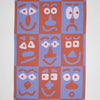 "MAKING FACES" TEA TOWEL — by Cari Vander Yacht