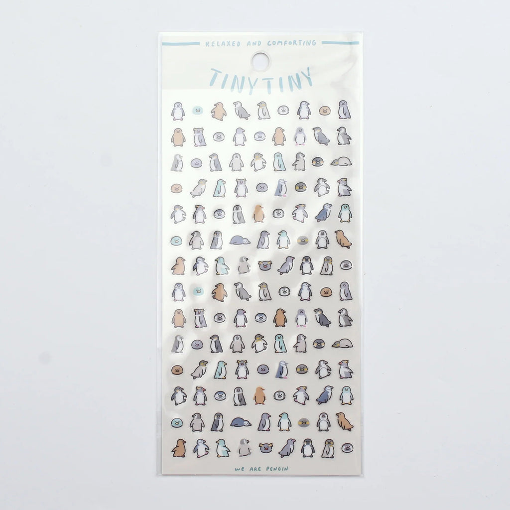 TINY TINY STICKERS PENGUIN — by Mind wave