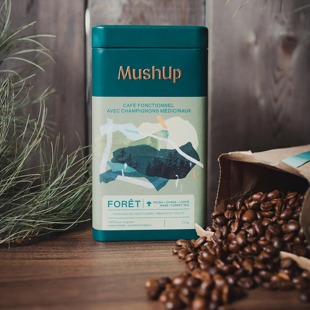 FORÊT, IMMUNITY & VITALITY - Adaptogenic Mushroom Coffee (Multiple sizes) — by MushUp