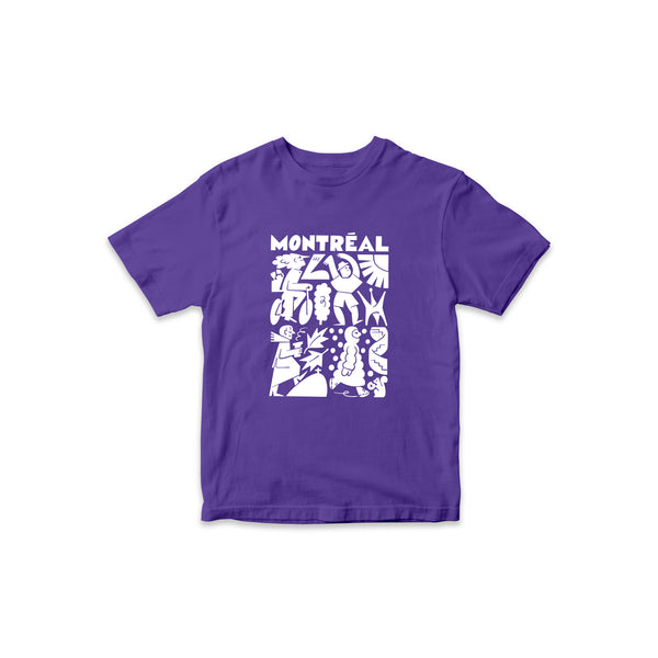 “TEMPO” T-SHIRT (Purple) – by Mathilde Filippi